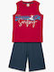 Minerva Kids' Pajamas Summer red