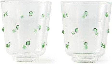 Pols Potten Glass Cocktail/Drinking / Water made of Glass in Green Color 300ml 1pcs