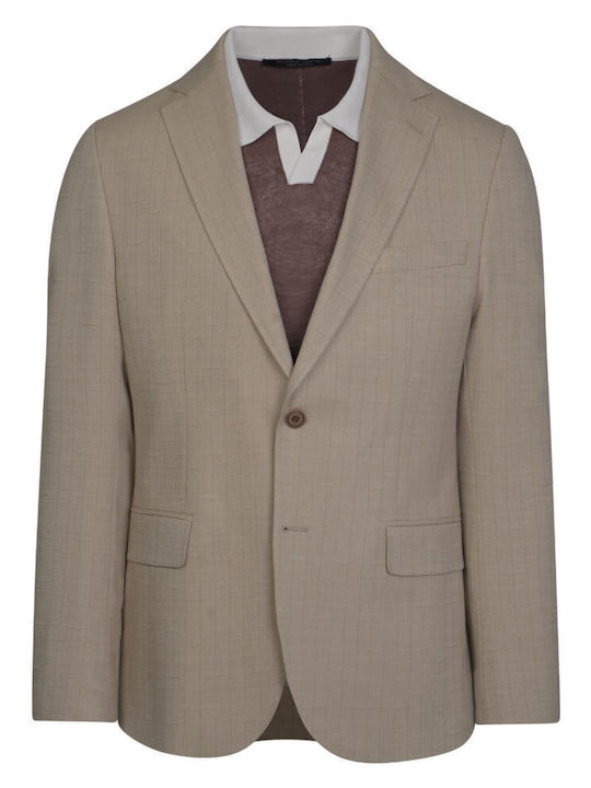 Prince Oliver Men's Suit Jacket Beige