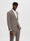 Men's Summer Suit Jacket Slim Fit Beige