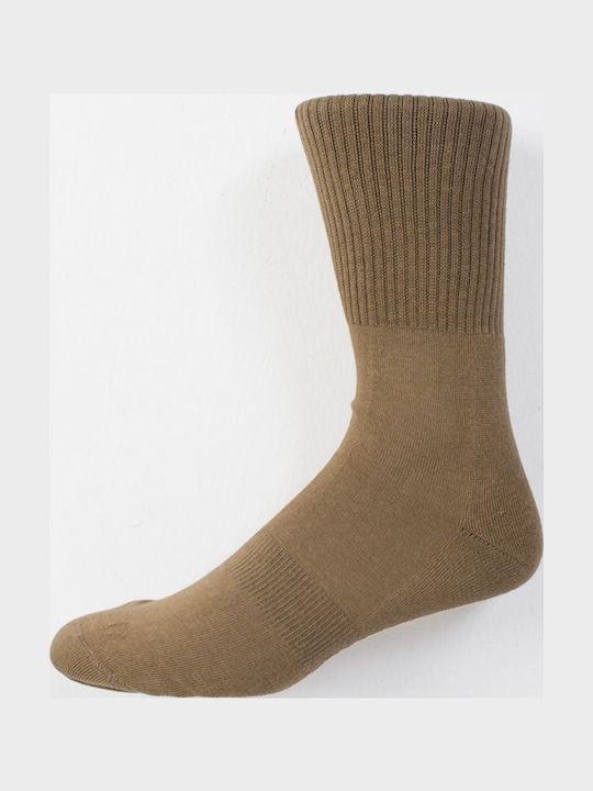 Ampo Socks Ανδρικές Κάλτσες Καφέ