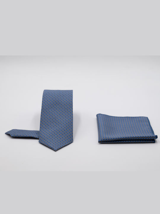 Guy Laroche Herren Krawatte Seide Gedruckt in Blau Farbe