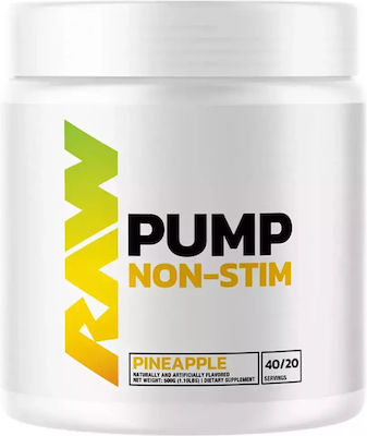 Raw Pump Non-Stim Pre Workout Supplement 480gr Pineapple