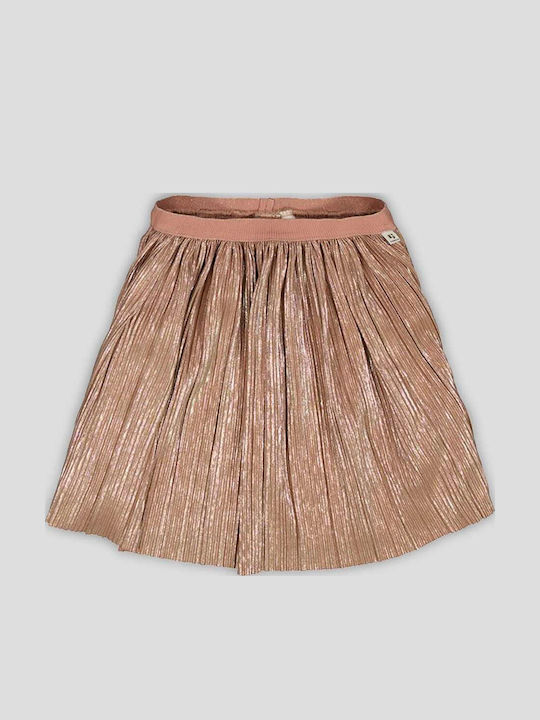 Kids' Pleated Skirt Gold