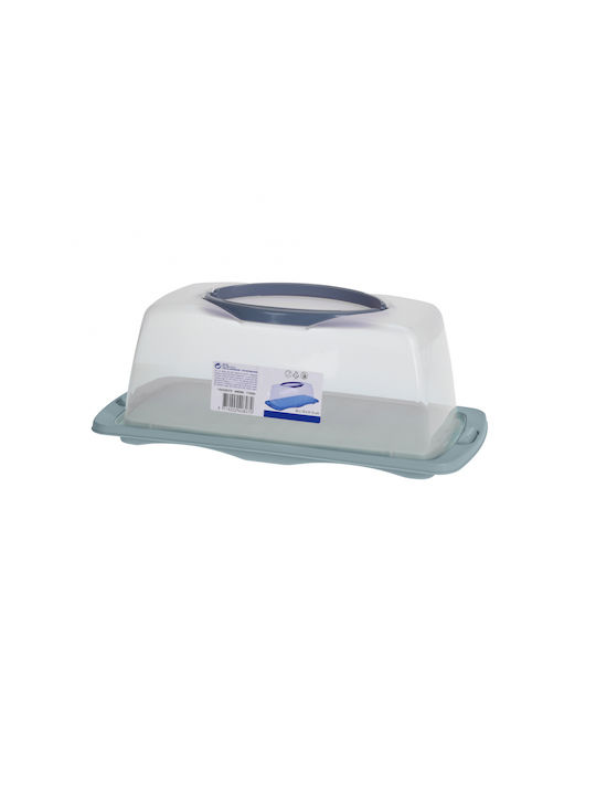 Excellent Houseware Dreptunghiular Tavă de Servire cu Mânere în Culoare Verde 40x20x15cm 1buc