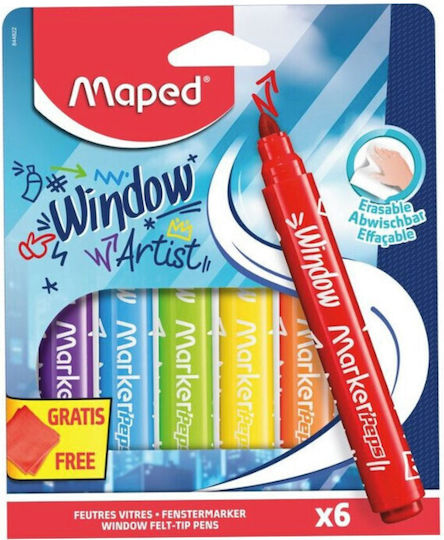Maped Drawing Markers 0.5mm Thick Set 6pcs