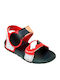 Mickey Beach Sandals Children's Beach Shoes Red