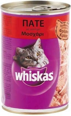 Whiskas Nassfutter für Katzen in Dose mit Kalb 400gr