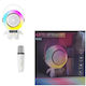 Karaoke Speaker with Wireless Microphone and Lighting Effects XM-X66 White