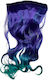 Hairpieces with Clip in Purple Color 60cm