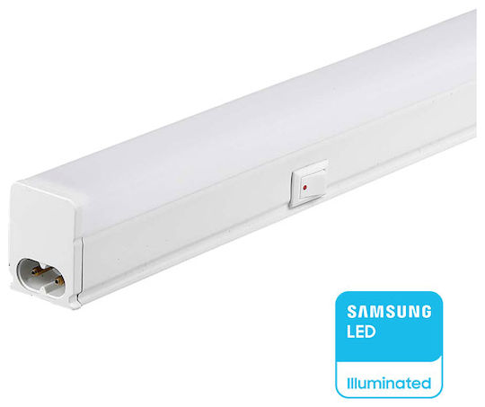 V-TAC Under-Cabinet LED Light 4W Natural White with Switch L30xD2.28xH3cm