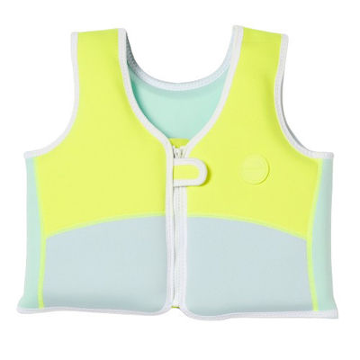 Sunnylife Vestă de Înot pentru Copii Galben The Sharkaqua Neon Yellow