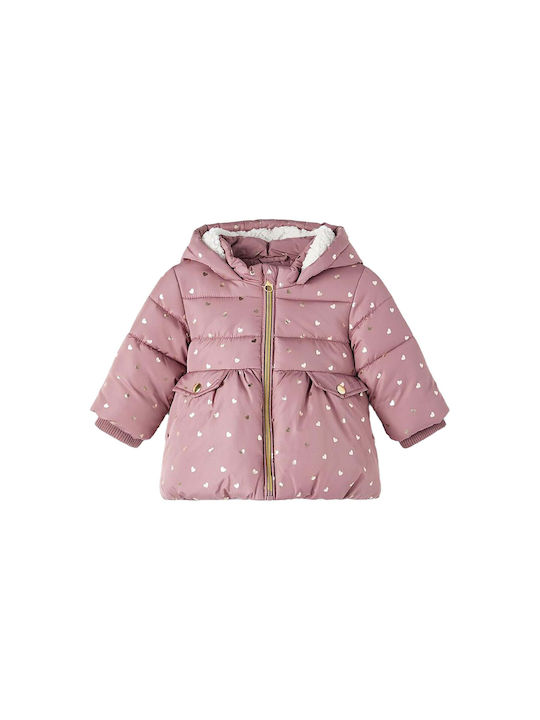 Name It Kinderjacke Kurz mit Kapuze Rosa 13218441