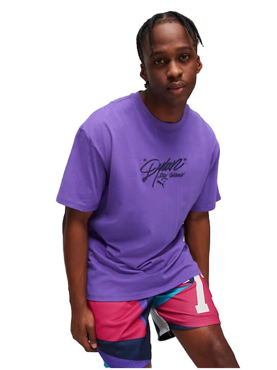 PUMA Dylan Kurzarm T-Shirt Lila