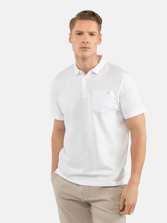 Volcano Ανδρική Μπλούζα Polo White