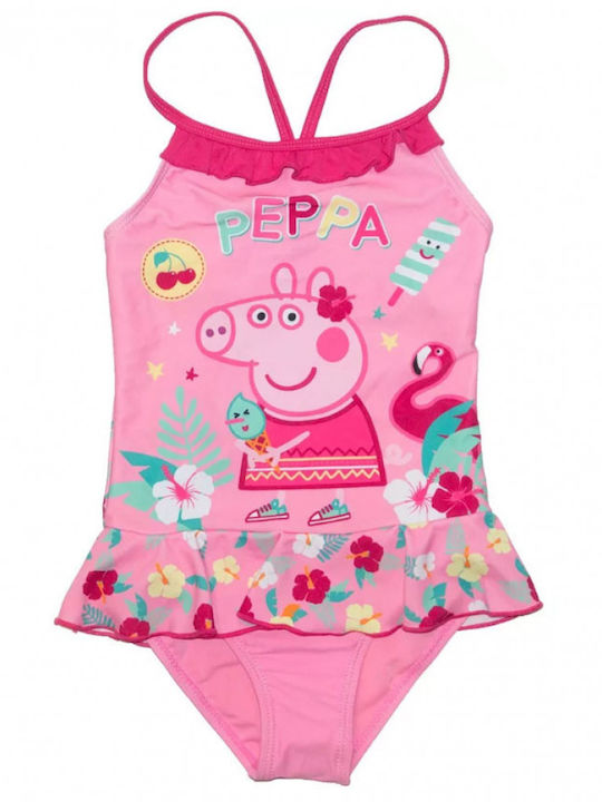 Peppa Pig Παιδικό Μαγιό Ολόσωμο Ροζ