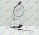 Front Door Lock Electromagnetic White 4pin Renault Twingo 92-98 8200384978 Left 1 pc