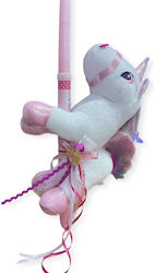 Easter Handmade Candle Unicorn Lutrinos 25cm