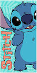 Disney Stitch Kids Beach Towel Blue 140x70cm