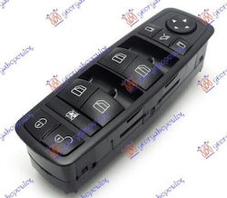 Mirror Window Switch Reclining Front Black Cap Quadruple 3pin Mercedes B Class W245 08-11 1698206710 Left 1 pc