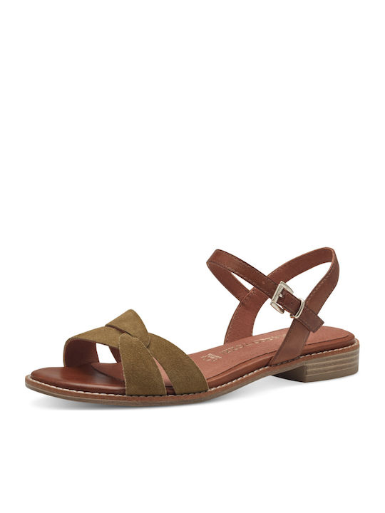 Marco Tozzi Flache Sandalen für Damen in Khaki ...