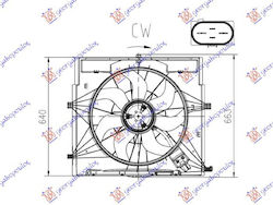 Kühler Kühler Kraftstoffeinfüllstutzen 2.0-2.2 Öl 500mm 4 Pins Mercedes Sprinter W907 18 4479060212 1 Artikel