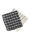 Chios Hellas Kitchen Towel Made of 100% Cotton in Gray Color 30x30cm 3 Pieces