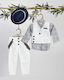 Baptismal Suit Boy White Kd-2411 Lollipop Bls-24-kd-2411