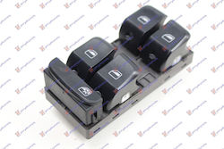 Front Window Switch Quadruple 10pin Audi A5 07-11 8k0959851d Left 1 pc