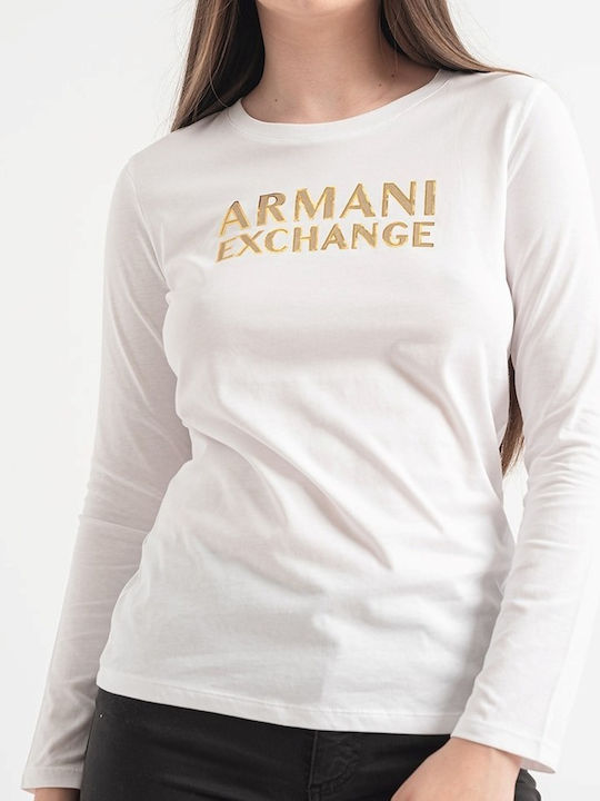 Armani Exchange Femeie Tricou White