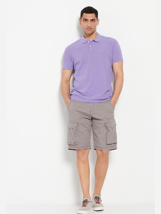 Garage Fifty5 Herren Kurzarmshirt Polo Hyacinth