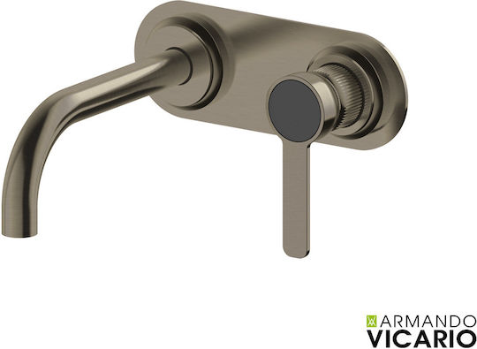 Armando Vicario Lumiere Built-in Faucet Mixer for for Bathroom Sink Black