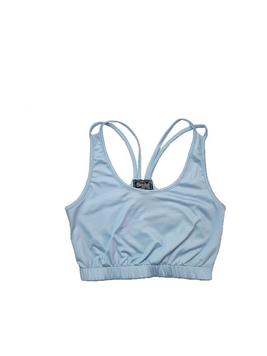 Roly Women's Sports Bra without Padding Lt. Blue