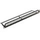 LTA Keystone Patch Panel 24 Ports Schwarz