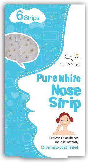 Cettua Pure White Nose Strip 6 benzi de curățare a nasului 6 bucăți
