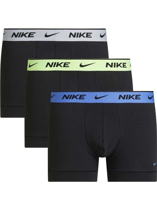 Nike Ανδρικά Μποξεράκια Μαύρα 3Pack