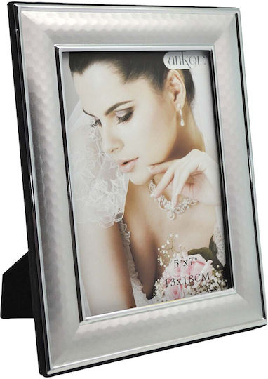 Ankor Silver Plated Photo Frame With Silver Frame