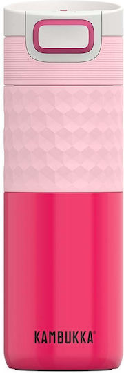 Kambukka Ποτήρι Θερμός Ανοξείδωτο 500ml Diva Pink