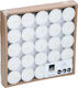 Arti Casa Tealights Aromatic in White Colour Up to 4 Hours Duration 50 Pieces