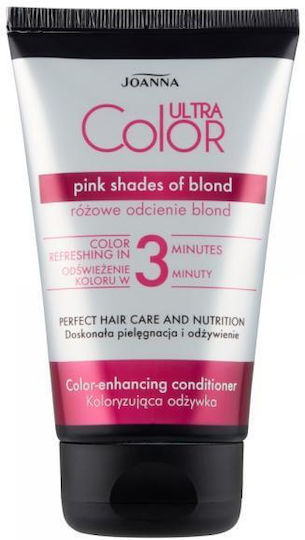 Joanna Ultra Color Coloring Conditioner Pink Shades Blond 100g