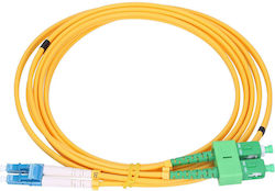 Extralink EX.12356 Οπτική Ίνα SC/APC-LC/UPC 15m Κίτρινη Extralink EX.12356 Οπτική Ίνα SC/APC-LC/UPC 15m Κίτρινη