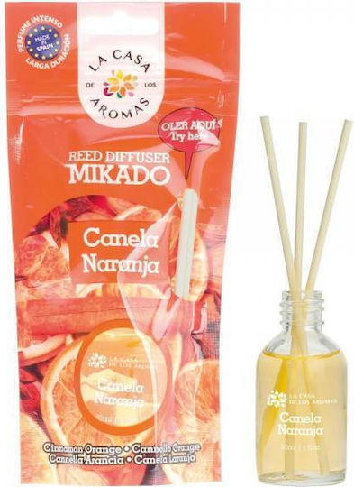 La Casa De Los Aromas Cinnamon Orange Scented Sticks 30ml
