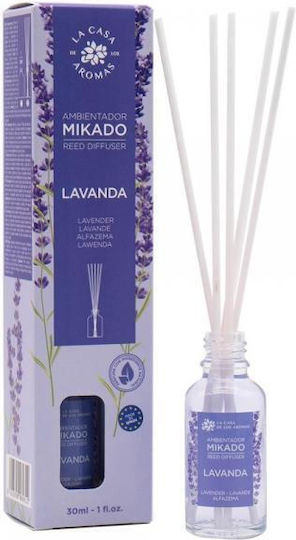 La Casa De Los Aromas Mikado Lavanda Bețișoare parfumate 30ml