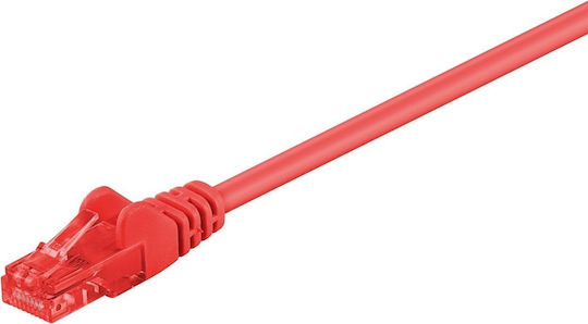 Goobay U/UTP Cat.6 (Gigabit) Καλώδιο Δικτύου Ethernet 25m Κόκκινο