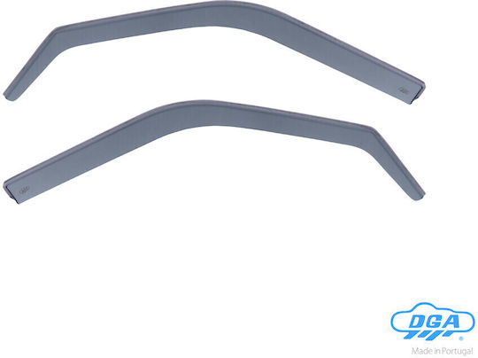 Heko Set of Windbreakers Front Car Dark Fime for Suzuki Swift 2005-2010 2pcs