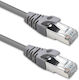Qoltec U/UTP Cat.5e (Gigabit) Мрежов Кабел Ethernet 3м Сив