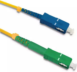 Qoltec 54290 Optische Faser 2m Gelbe