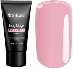 Silcare Easy Shape Polygel Gel acrilic pentru unghii roz 30g