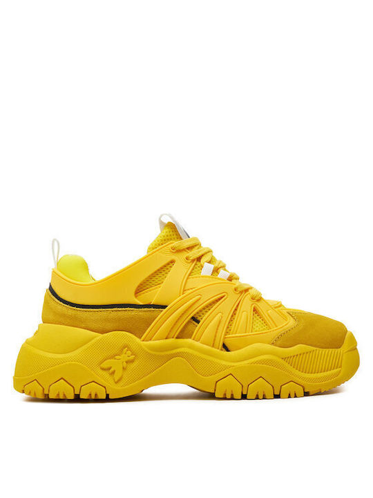 Patrizia Pepe Γυναικεία Sneakers Κίτρινο
