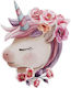 Bellissimo Wooden Unicorn Christening Favor 24 Pieces